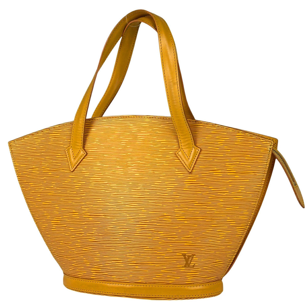 Louis Vuitton Saint Jacques Handbag Epi Leather Tassili Yellow